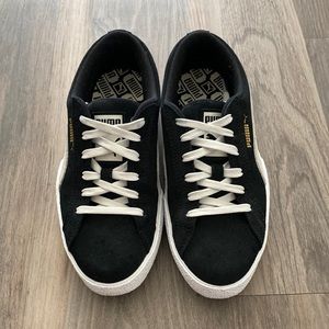 Puma Black Suede sneakers